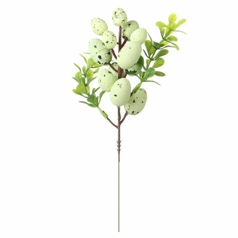 Easter Egg Tree Branch Fake Plant Happy Easter Decor Party Home Vase Decor Diy Flower Arrangement Decorative Accessories