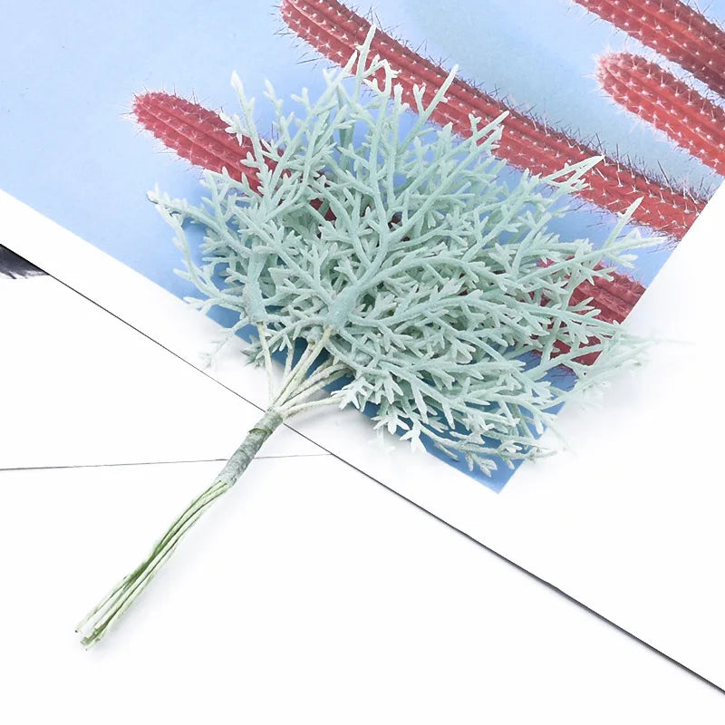 10 Pieces Fake Flowers Diy Christmas Decorations for Home Decorative Flowers Wreaths Artificial Plants for Decoration Floristics