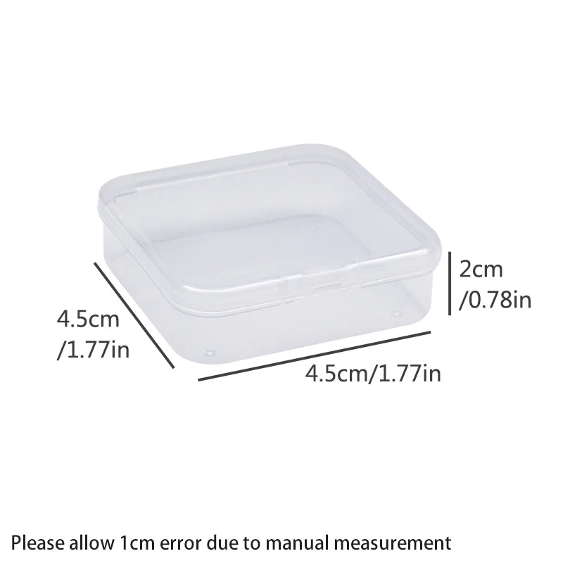 Transparent storage box plastic storage box small parts accessories sundries accessories multi-purpose box
