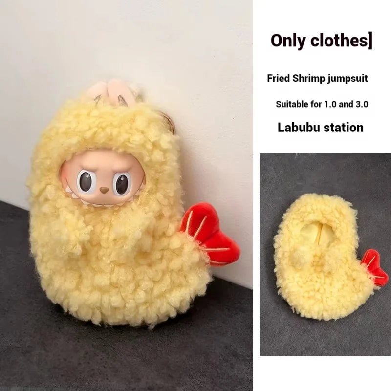 Labubu Clothes For Labubu Wacky Mart  Friend Shrimp Handmade Clothing Anime Peripheral Custom Accessories For Labubu V1 V3