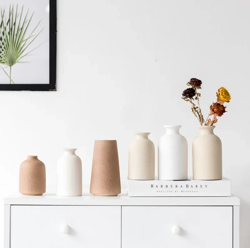 Simple Ceramic Vase Dining Table Decorations Wedding Decorations Nordic Home Living Room Decorations Vase