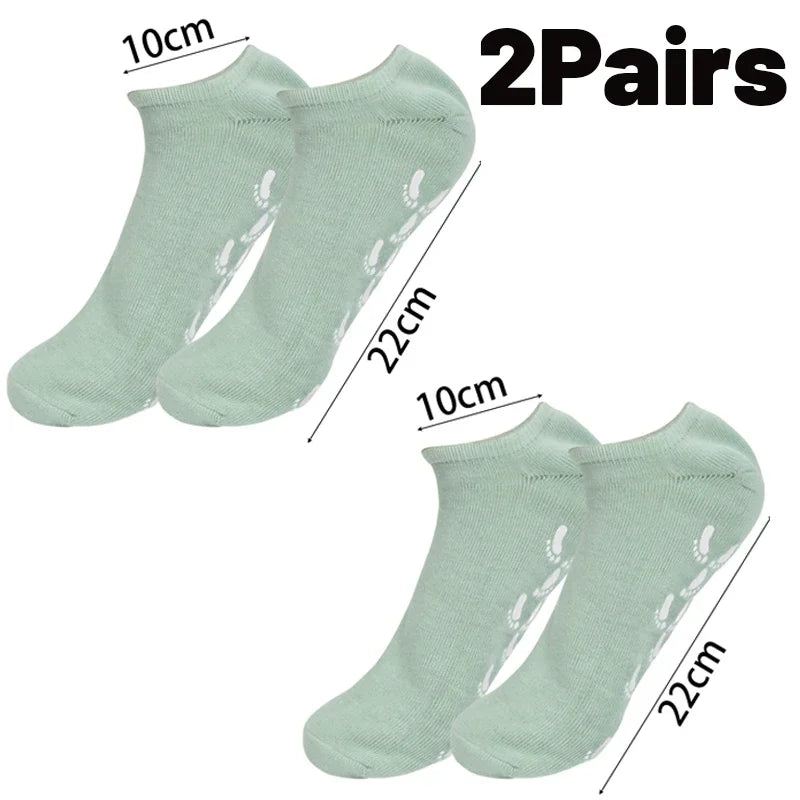 Reusable Moisturizing Mask Socks Exfoliating Anti Crack Silicone Protective Gloves Dry Dead Skin Remover Hand Foot Care Tools