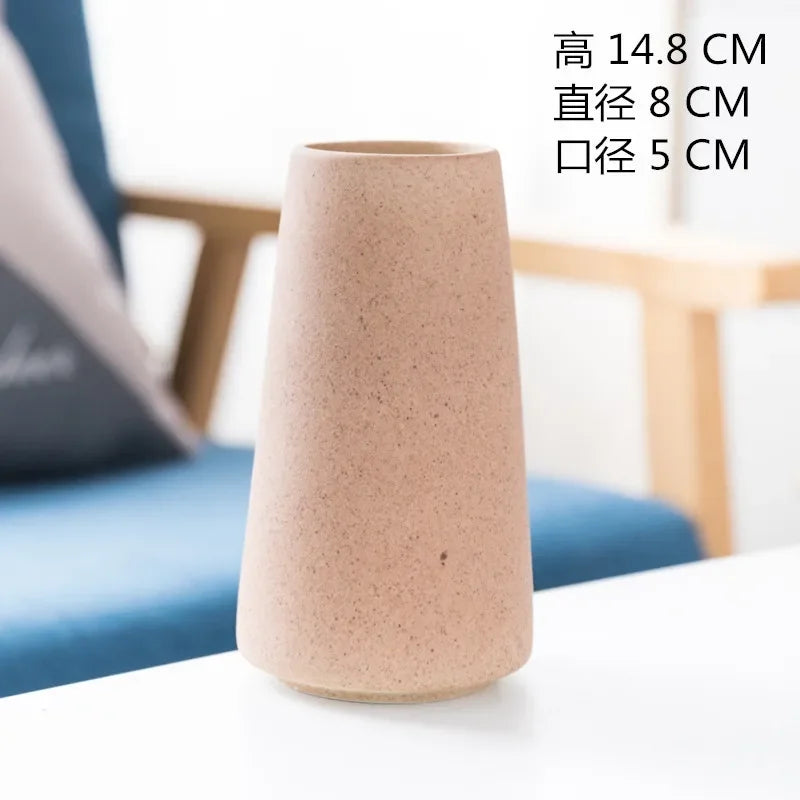 Simple Ceramic Vase Dining Table Decorations Wedding Decorations Nordic Home Living Room Decorations Vase