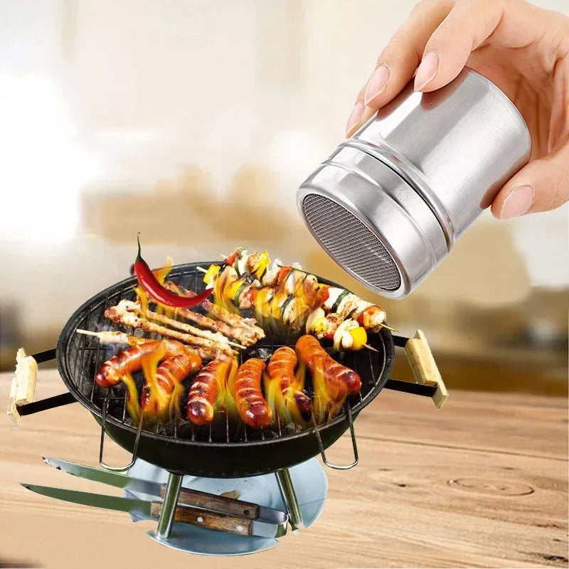 1pc Stainless Steel Chocolate Shaker Cocoa Flour Coffee Sifter Sugar powder spreading Kitchen baking accessories cake decoration