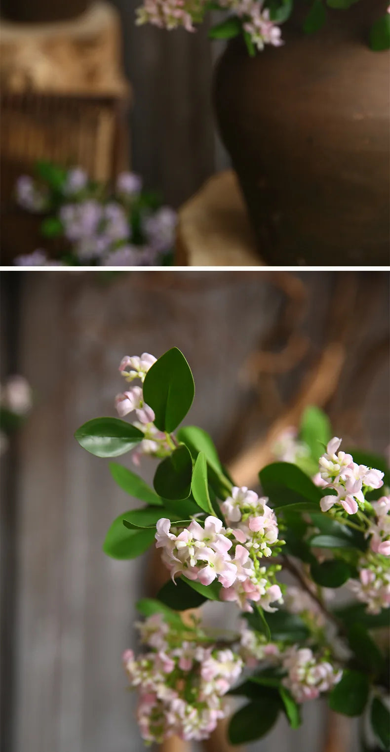 72cm Artificial Murraya Branch Flowers Fake Flowers Home Wedding Decoration Living Room Ornaments Flowers Home Decoration