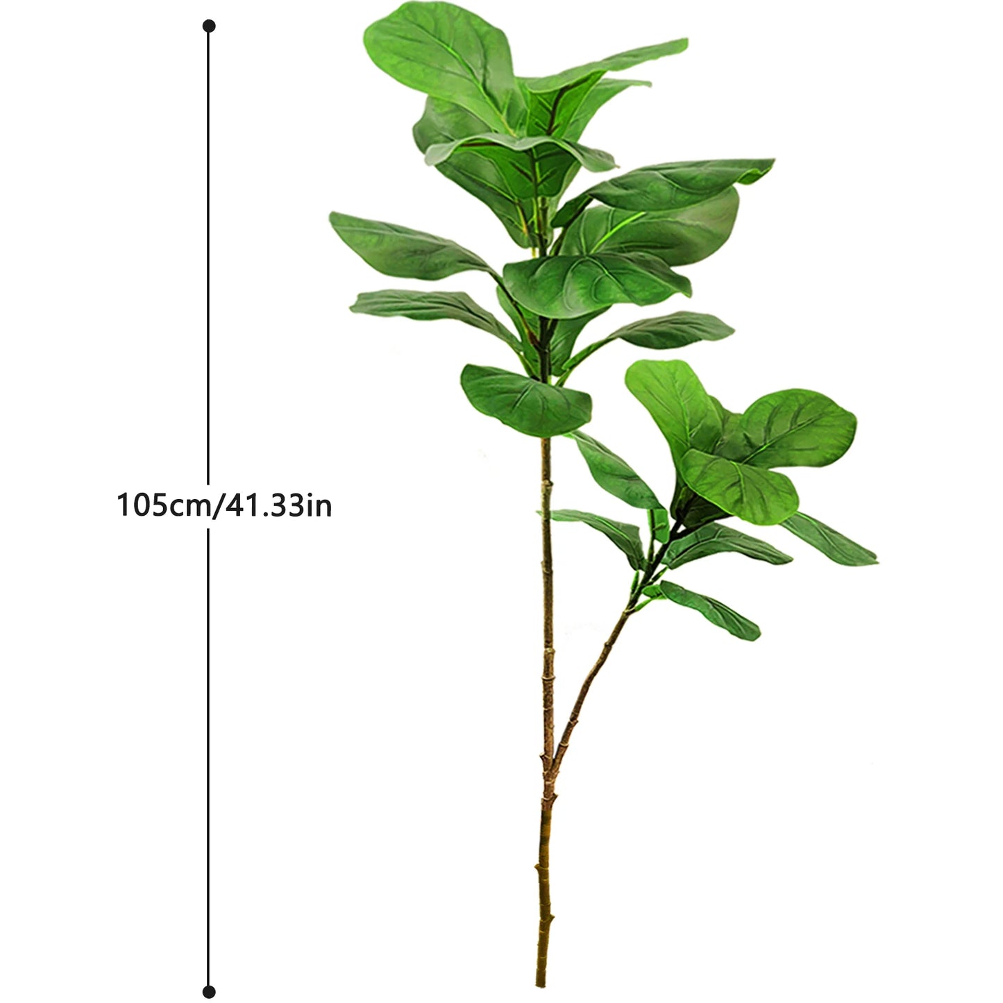 76-135cm  Artificial Plants Fake Bamboo Tree Branch Plastic Nandina Leaves Tall Green Landscape For Home Garden Decor