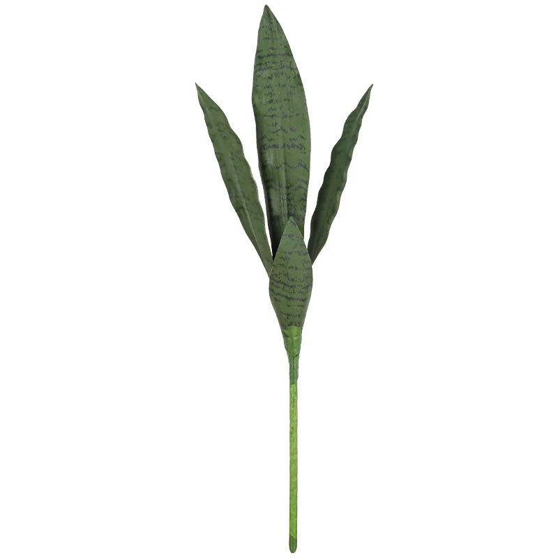 Artificial Snake Plant Single Branch Indoor Landscaping Crown Blue Agave Nordic Floor Decoration Green Plants
