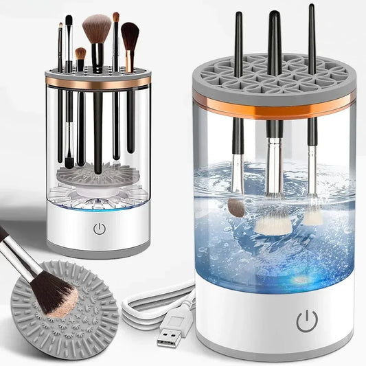 Makeup Brush Electric Cleaner Automatic Makeup Brush Cleaner USB Portable Cosmetic Makeup Brush Washing Machine Rotary Cleaning