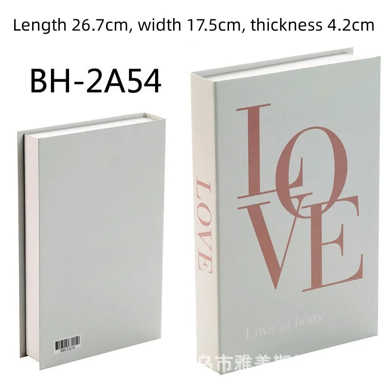 Luxury Fake Books Decoration Model Simulation Books Ornaments for Home DecorCoffee Table Living Room Fashion Photo Prop Books