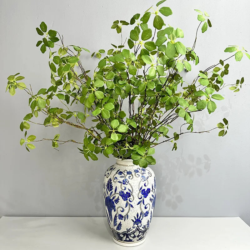 Indoor Green Plant Artificial Plant Vine for Home Wedding Living Room Decoration Birthday Party Simulated Tree Branches Table