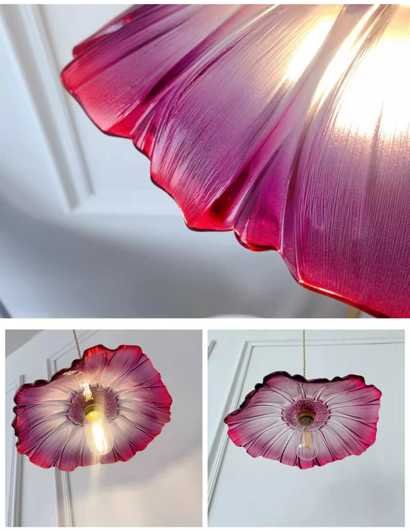 Dining Room Colorful Glass Pendant Light Kitchen Island Hanging Lighting Living Room Foyer Hall Ceiling Lamps Chandelier Bedroom