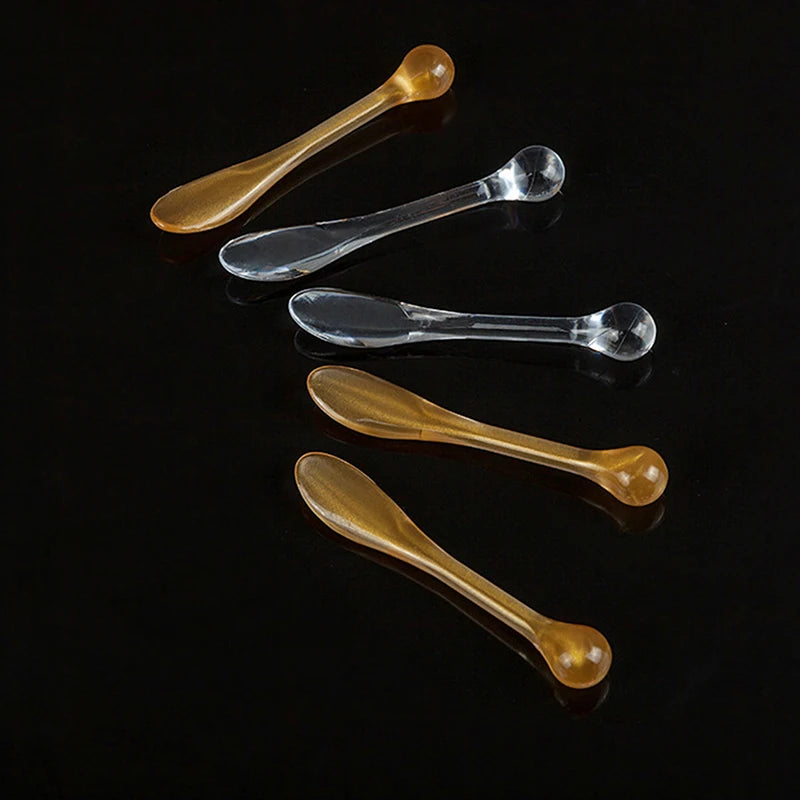 5Pcs Plastic Cosmetic Spatulas Scoop Eye Cream Applicator Anti Wrinkle Eye Massager Sticks Mask Spoon Skin Care Tools