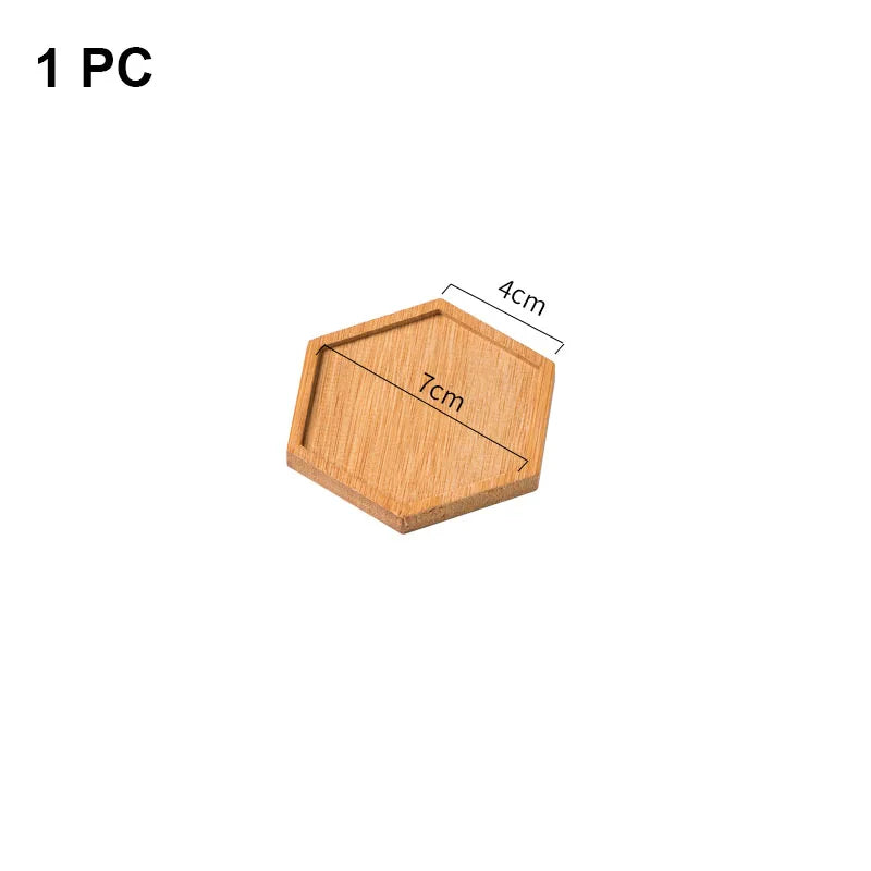 Wooden Soap Dispenser Tray Multi Bamboo Multi Shape Wooden Holder Pot Tray Home Decor Garden Supplies  Photography Props Coaster