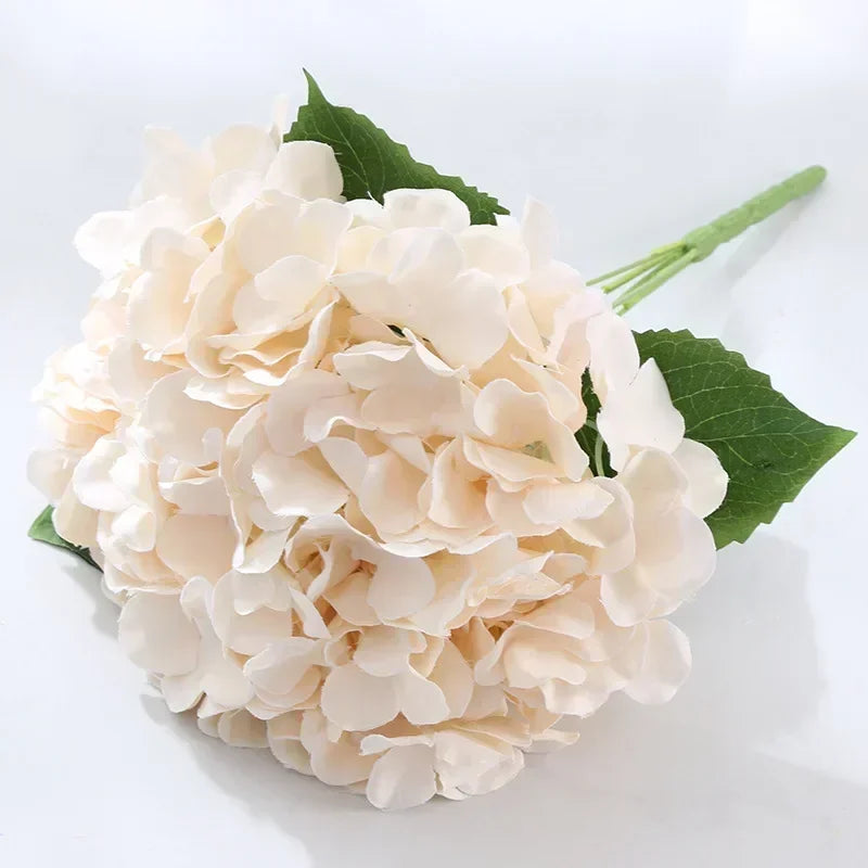 Simulation Mallorca Artificial Flower Big 5 Hydrangea Silk Cloth Home Living Room Table Decoration Wedding Fake Flower Blue