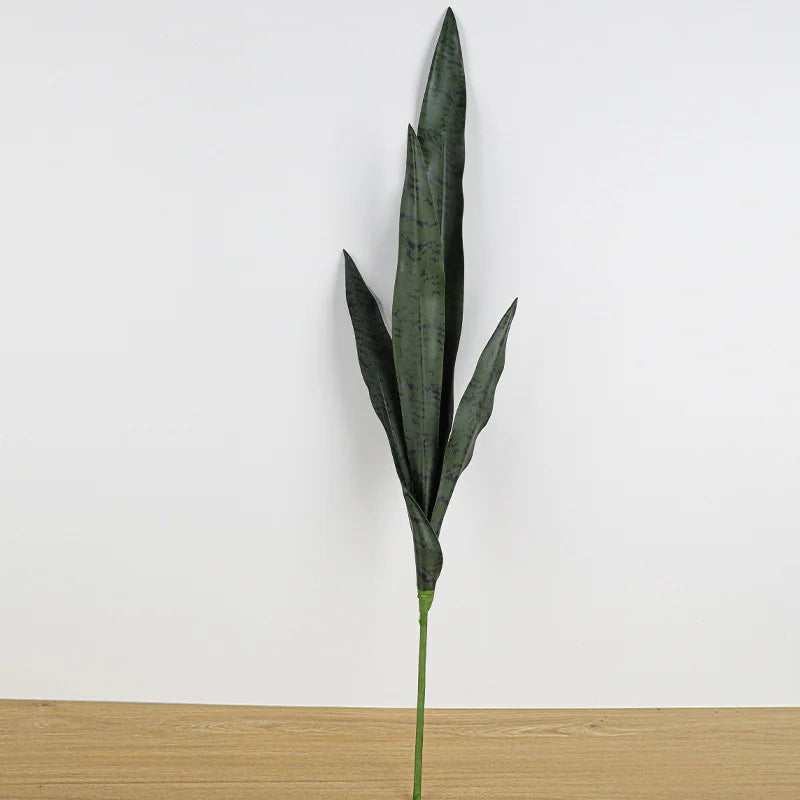 Artificial Snake Plant Single Branch Indoor Landscaping Crown Blue Agave Nordic Floor Decoration Green Plants