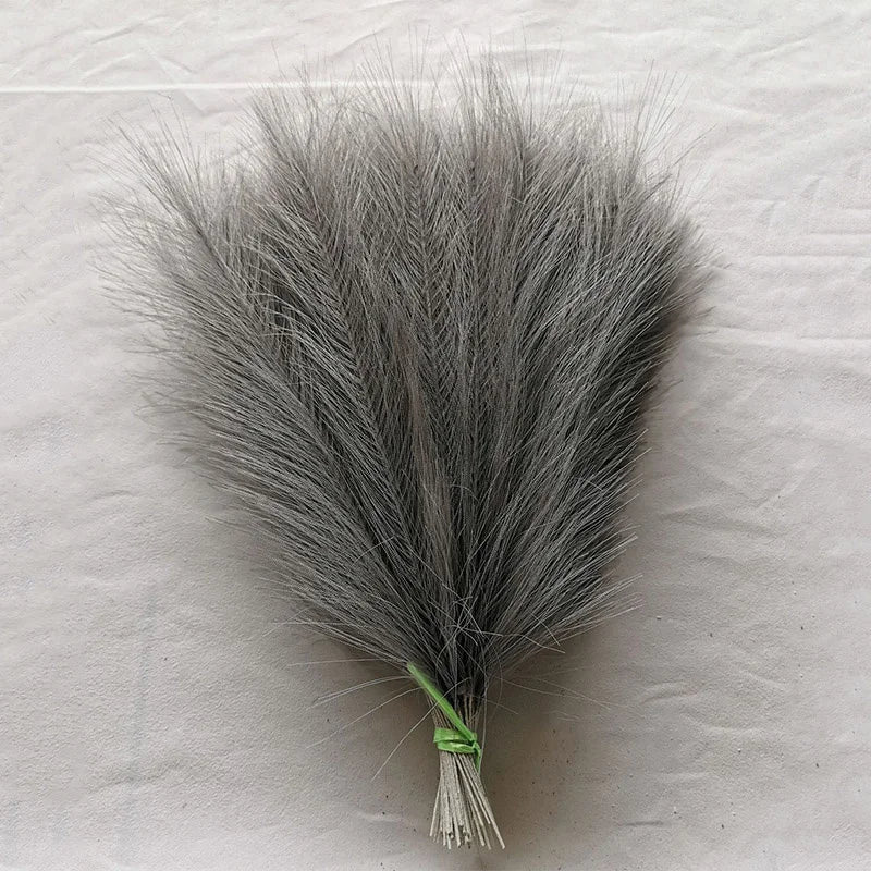Faux Pampas Grass Bouquet 10/15/30pcs Artificial Pampas Fake Flowers Reed Decor for Room Home Wedding Christmas Decoration 2024