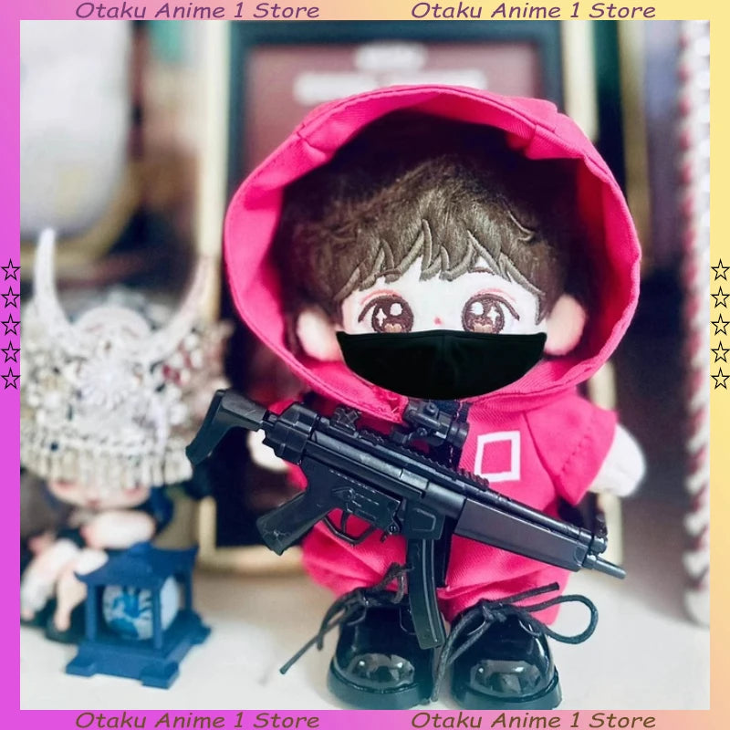 Hot Labubu Clothing Funny Seafood Game Serie Doll Clothes Participants Organizer Casual Outfits Mini Plush Doll Accessories