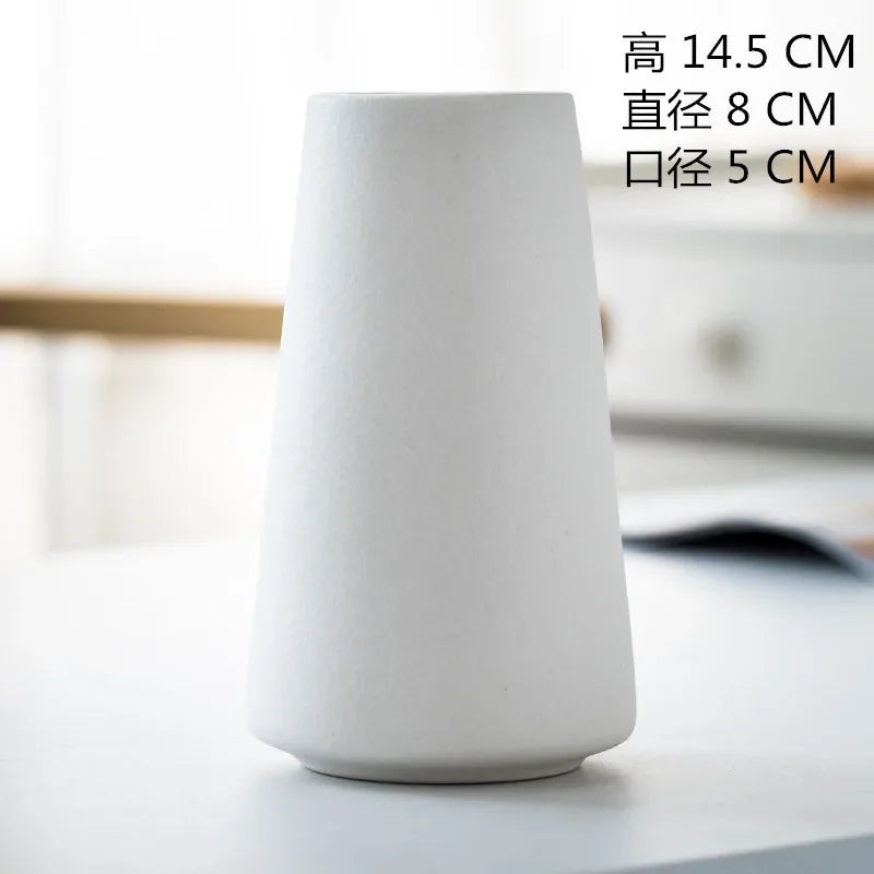 Simple Ceramic Vase Dining Table Decorations Wedding Decorations Nordic Home Living Room Decorations Vase