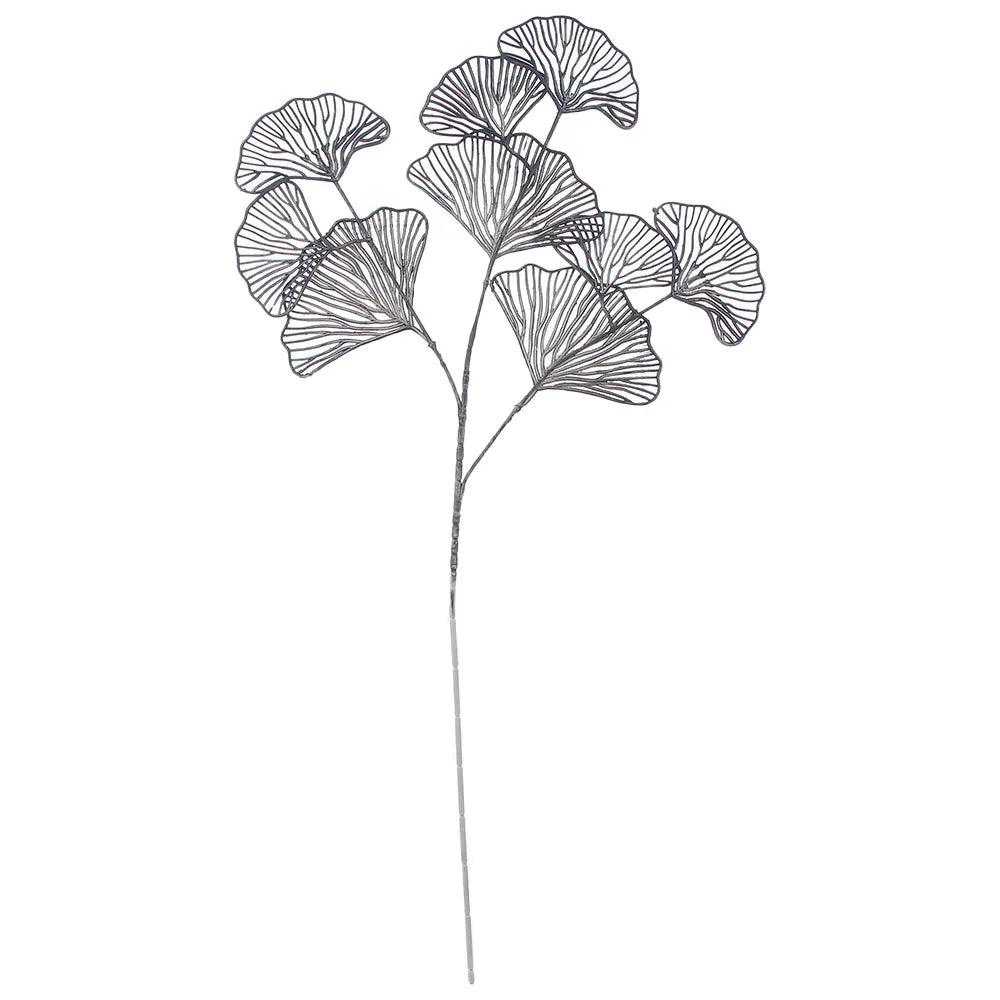 Fake Wedding Ginkgo Leaf Flowers Branch Artificial Ginkgo Leaves Home Shop Decor