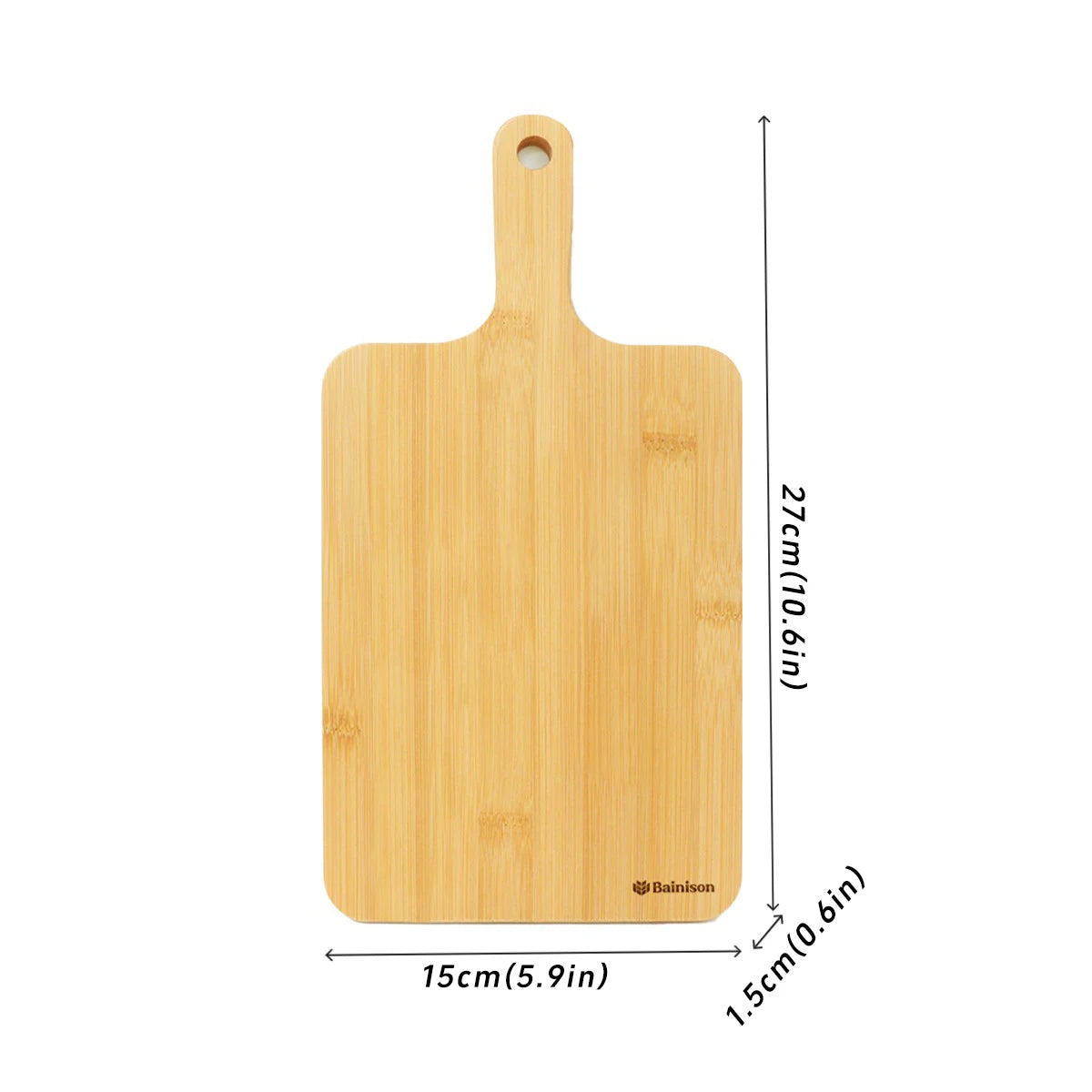 Bainison【Multipurpose】Bamboo Cutting Board for Kitchen Prep & Outdoor Meals – Foldable, Lightweight & Odor-Resistant