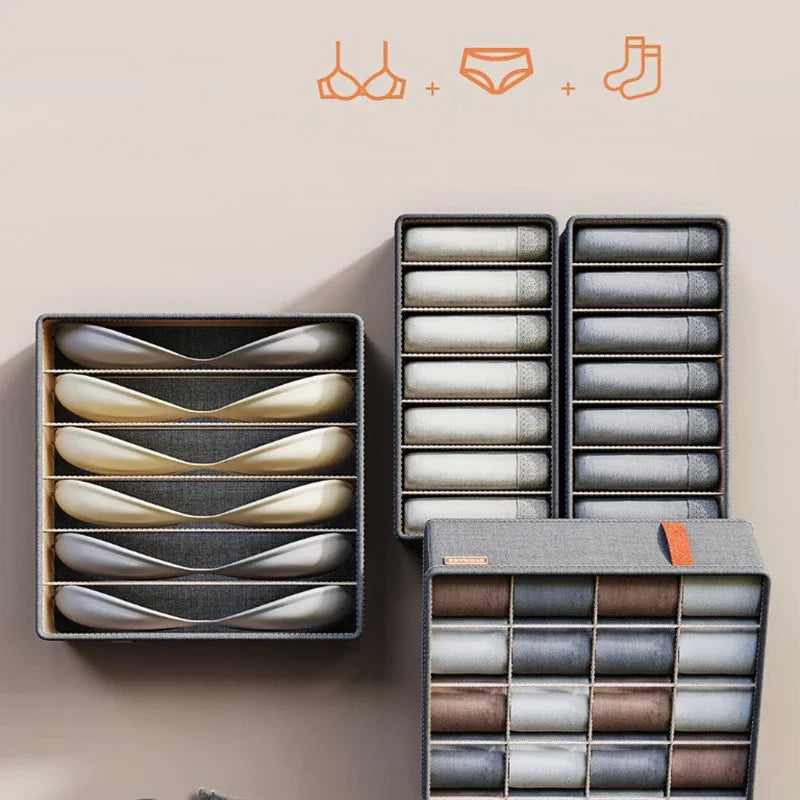 Socks Bra Clothing Storage Boxes Bedroom Wardrobe Clothes Organizer Cabinet Drawer Underwear Organizer Pants Socks Organizer