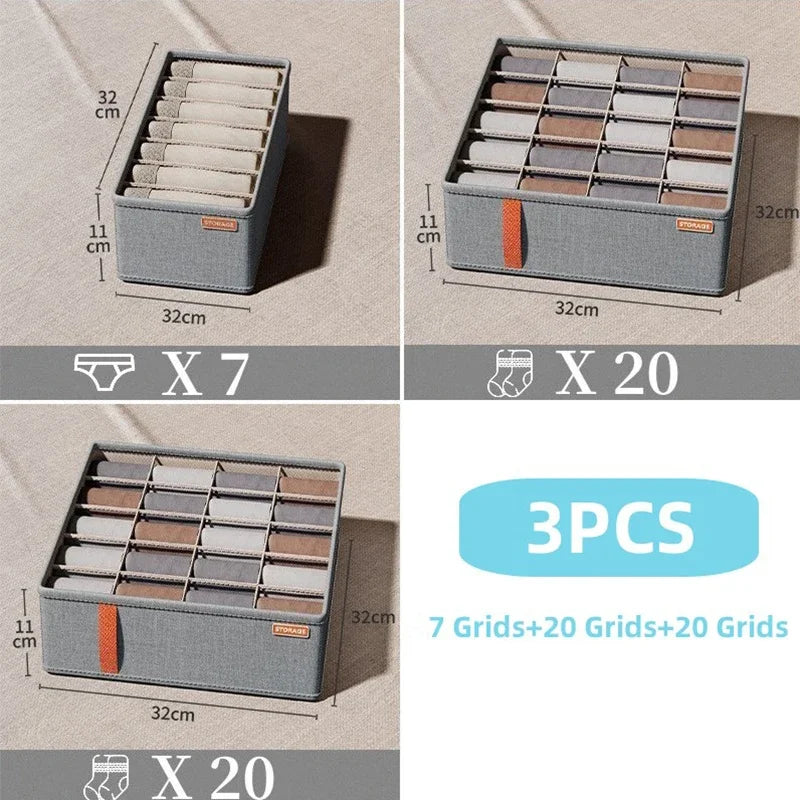 Socks Bra Clothing Storage Boxes Bedroom Wardrobe Clothes Organizer Cabinet Drawer Underwear Organizer Pants Socks Organizer