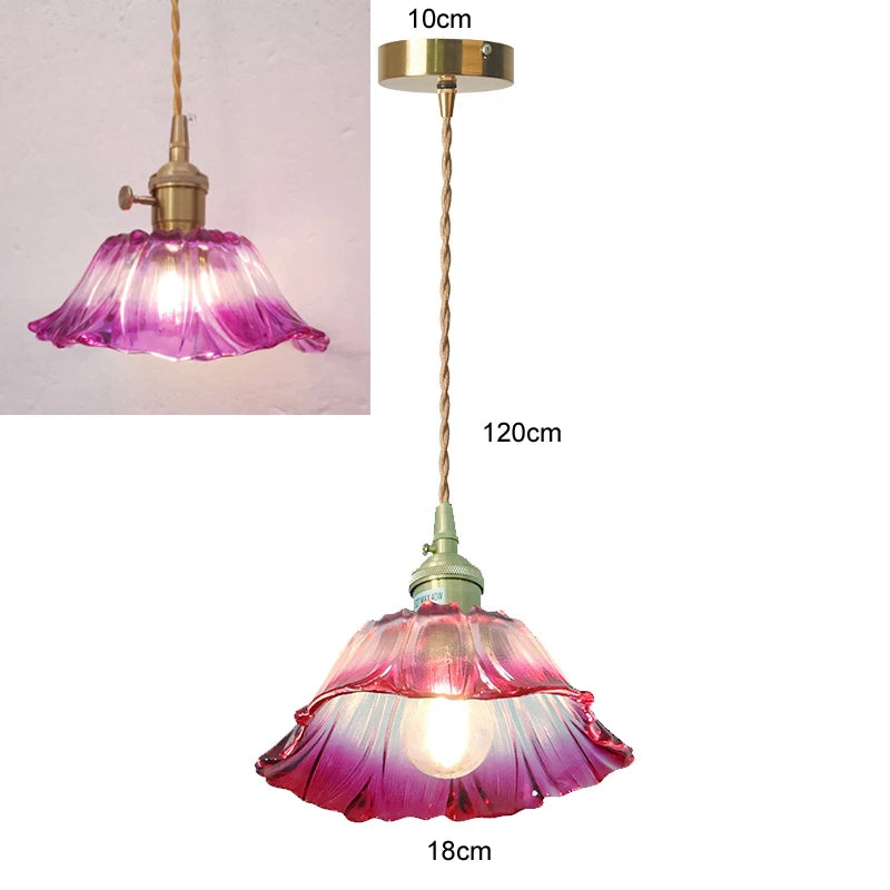 Dining Room Colorful Glass Pendant Light Kitchen Island Hanging Lighting Living Room Foyer Hall Ceiling Lamps Chandelier Bedroom