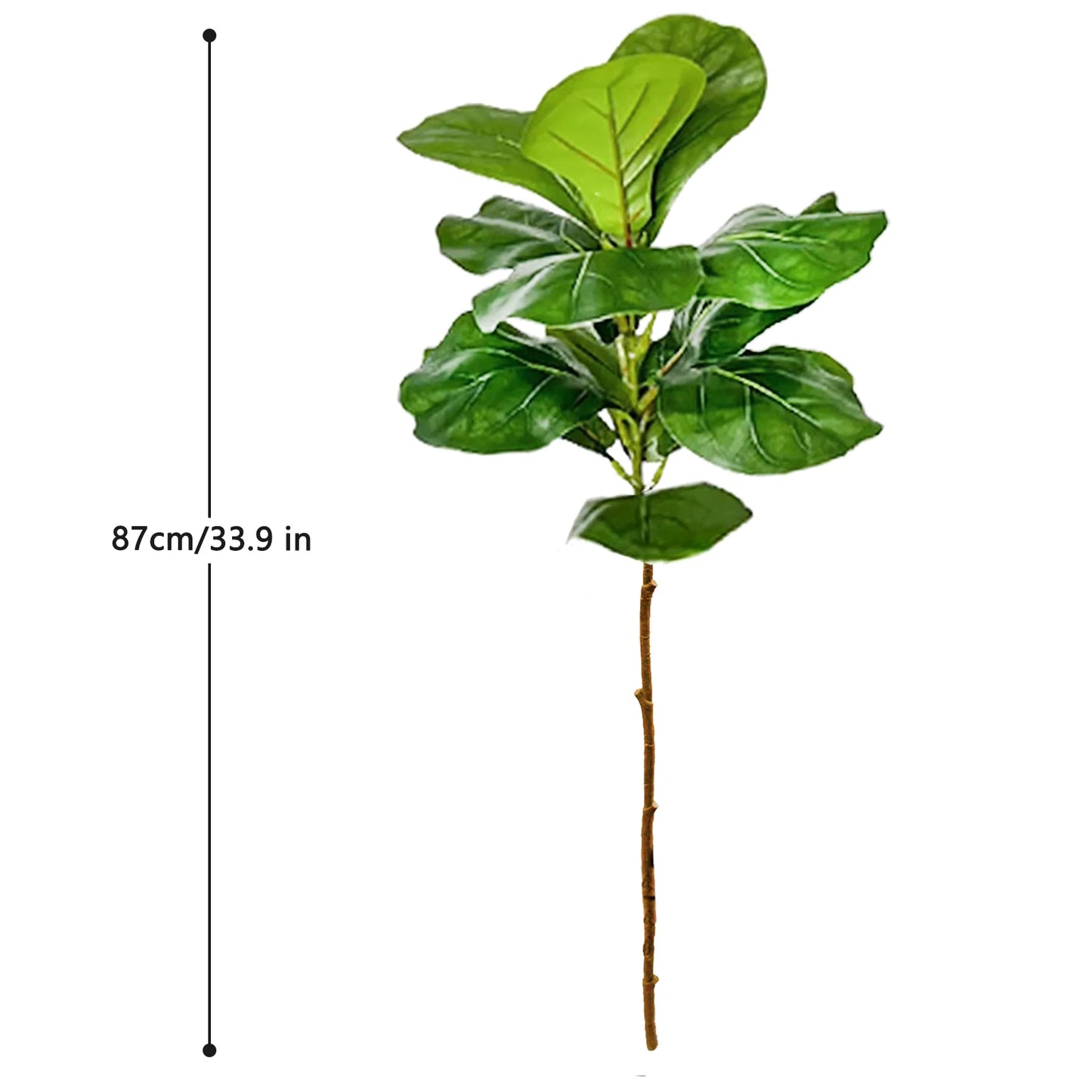 76-135cm  Artificial Plants Fake Bamboo Tree Branch Plastic Nandina Leaves Tall Green Landscape For Home Garden Decor