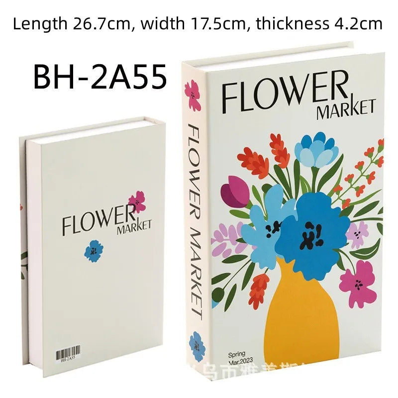 Luxury Fake Books Decoration Model Simulation Books Ornaments for Home DecorCoffee Table Living Room Fashion Photo Prop Books