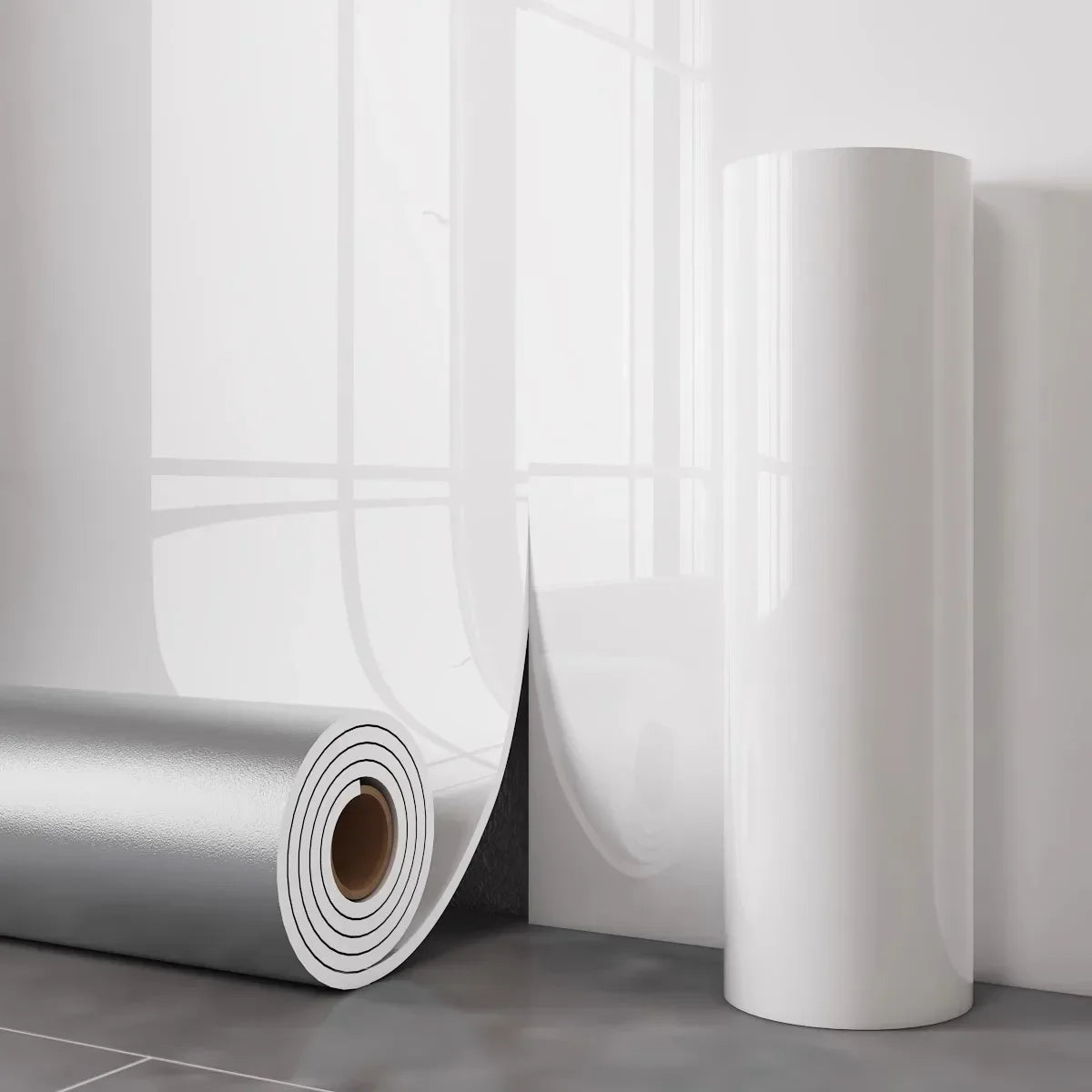 Thick Foam Marble Wall Stickers Peel and Stick Wallpaper Aluminum Foil Bottom Faux Tile Self Adhesive Wall Paper Home Decoration
