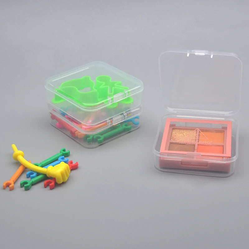 Transparent storage box plastic storage box small parts accessories sundries accessories multi-purpose box