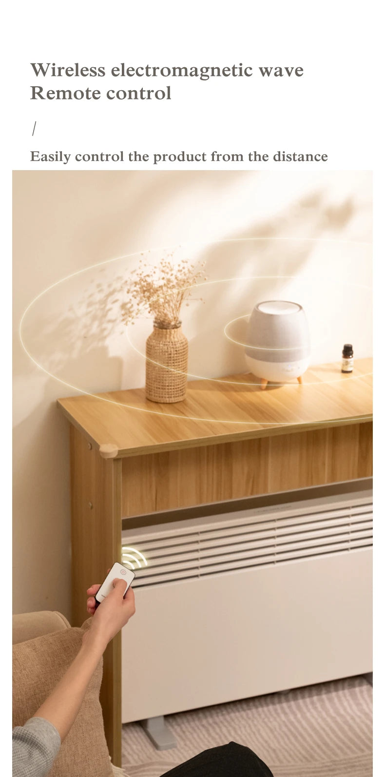 Electric Aroma Air Diffuser 300ml Aromatherapy Essential Oil Diffuser Remote Control Ultrasonic Mist Humidifier with Night Light