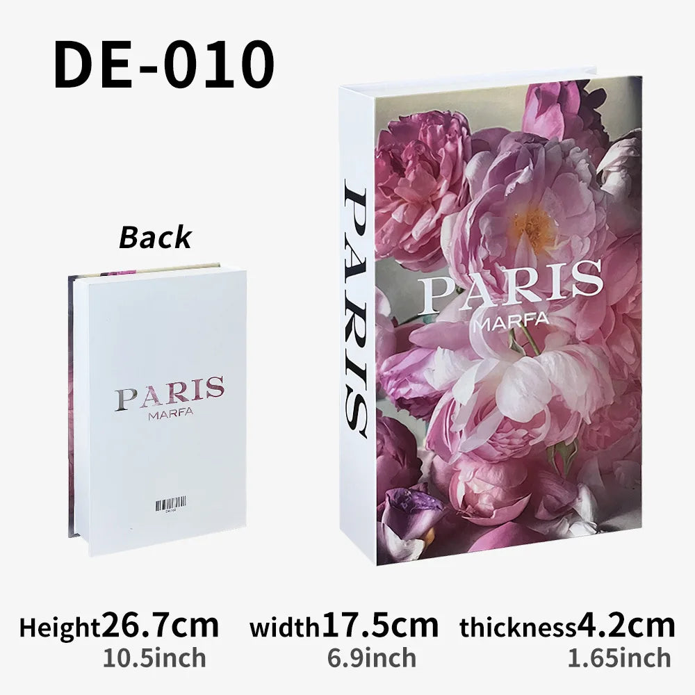 Decoration Home Fake Books Home Decor Coffee Table Fashion Book Model Hotel Room Luxury Fake Books Imitation Book Box Decoration