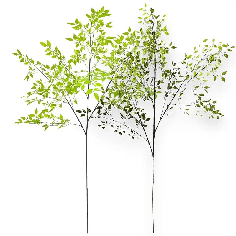 2Pc Simulation Rattan Artificial Plant Branches Suitable for Living Room Shopping Center Decoration Photography Props Decoration