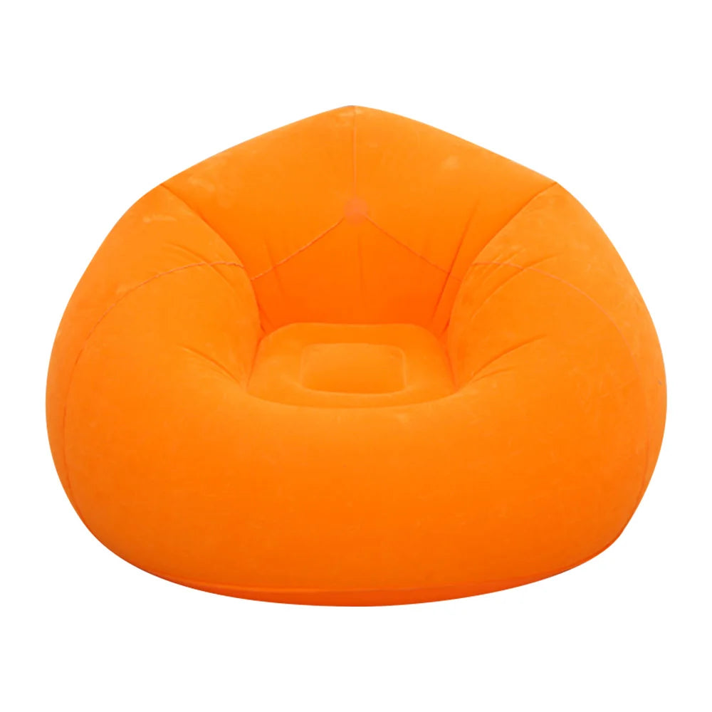 1pc Thickened Inflatable Spherical Lazy Sofa Lounge Chair, Outdoor Inflatable Lazy Sofa Lounge Chair, Plush Sofa (Without Air Pu