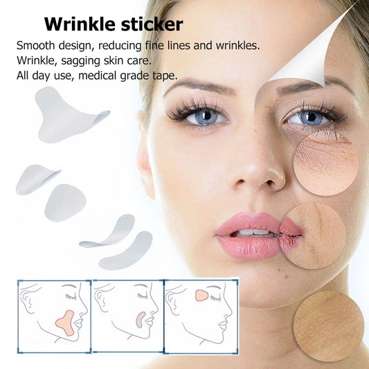 12/27/24pcs Set Anti-Wrinkle Patches Sagging Skin Care Face Patch Fine Lines Reduction Wrinkle Removal Sticker for Brow Eye Area