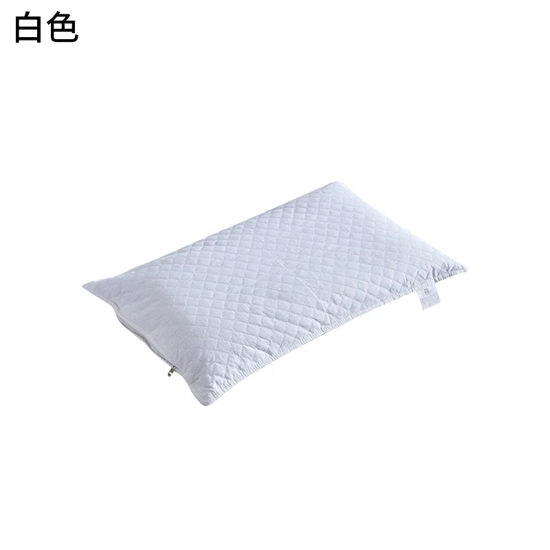Holaroom Bedding Pillow Neck Protection Pillows Plaid Shaped Buckwheat Husk Filling Cushion for Home Sofa Office Nap Sleeping