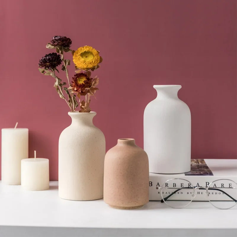 Simple Ceramic Vase Dining Table Decorations Wedding Decorations Nordic Home Living Room Decorations Vase