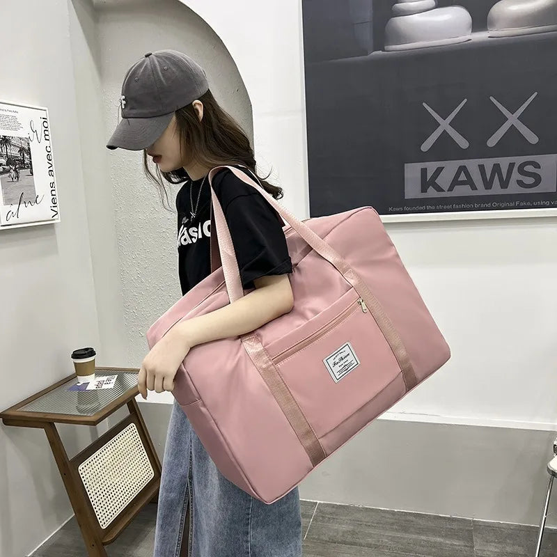 Travel Large Capacity Storage Bag Zipper Portable Sports Bag Versatile Gym Handbag Small, Medium, and Large