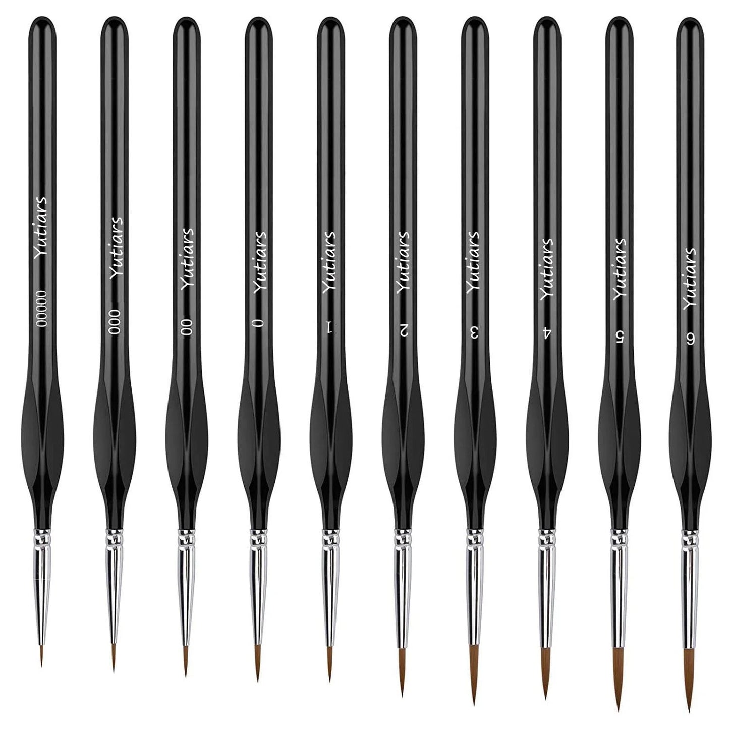 Professional Miniature Paint Brush Set For Warhammer 40K, Dnd, Citadel & Scale Models - Ideal For Enamel & Fantasy Figurines