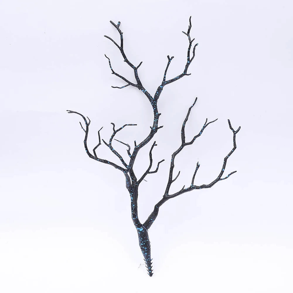 35CM Tree Branch Artificial Plants Plastic Antler Shaped Autumn and Winter Home Table Decor Fake Wedding Christmas Decoration