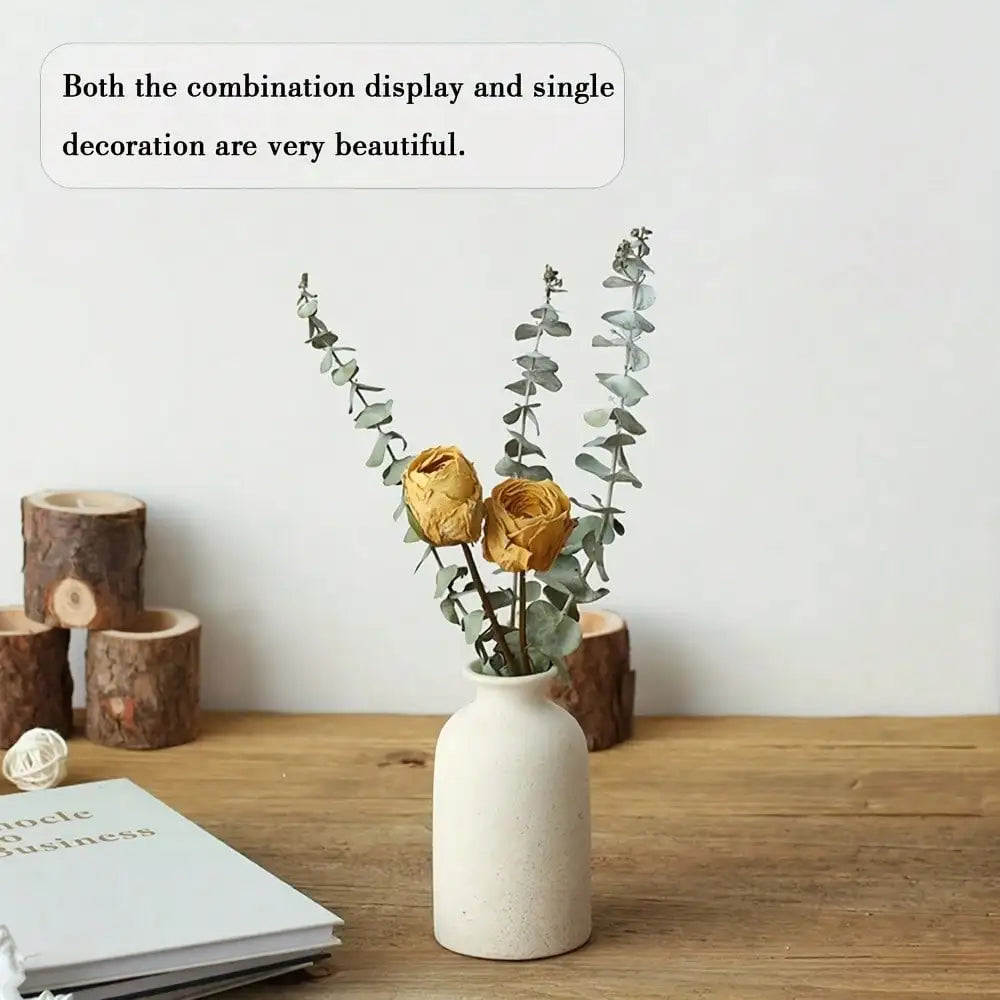 3pcs Bohemian Ceramic Vase Set, Modern Bohemian Farmhouse Home Decoration Vase, Living Room, Bookshelf, Dining Table Decoration