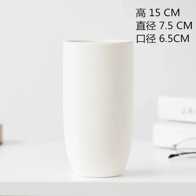 Simple Ceramic Vase Dining Table Decorations Wedding Decorations Nordic Home Living Room Decorations Vase