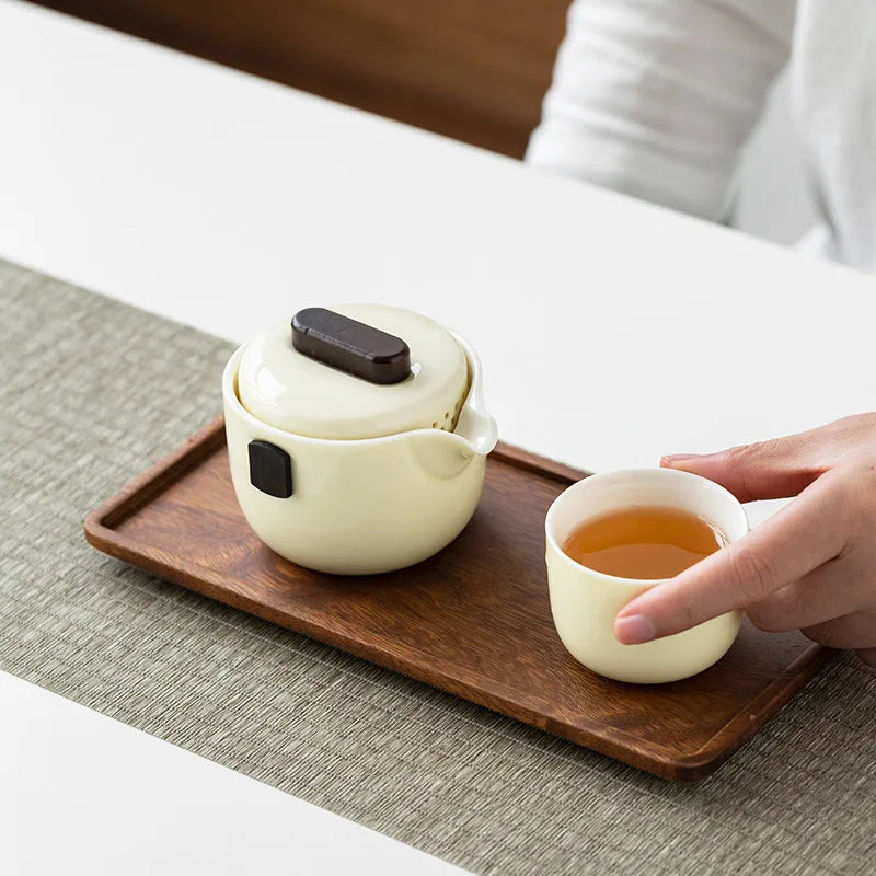Natural Wooden Tray Rectangular Plate Fruit Snacks Food Storage Trays Hotel Home Serving Tray Decorate Supplies