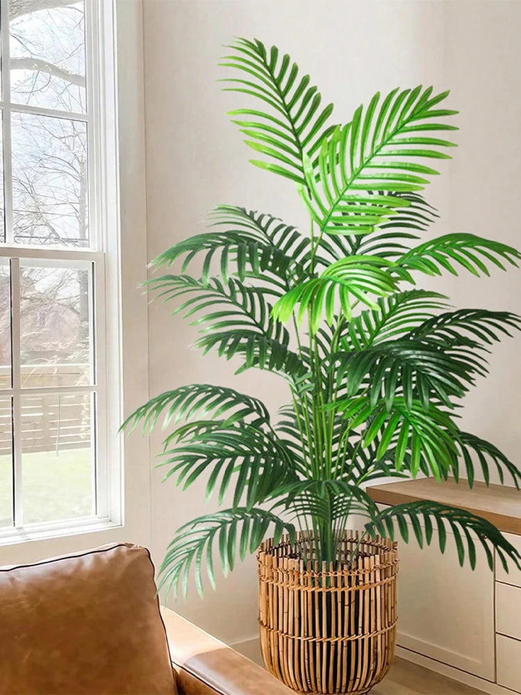 Large Artificial Plants Scattered Tail Palm Tree Plant Banana Leaves Home Garden Decoration Accessories Fake Plant Bonsai Tree