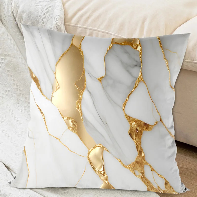 45x45cm Marble Pattern Cushion Cover Decorative Pillow Cover Sofa Cushion Pillow Cases Home Decoration 2024 Decor Pillowcase