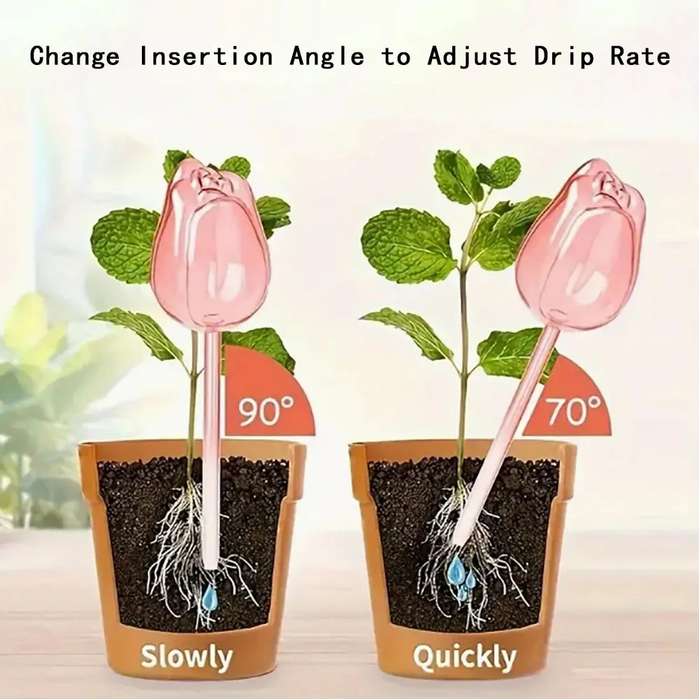 1/2/4pcs Automatic Plant Watering Bulbs Self Watering Ball  Water Device Drip Irrigation System Home Garden Flower Accessories