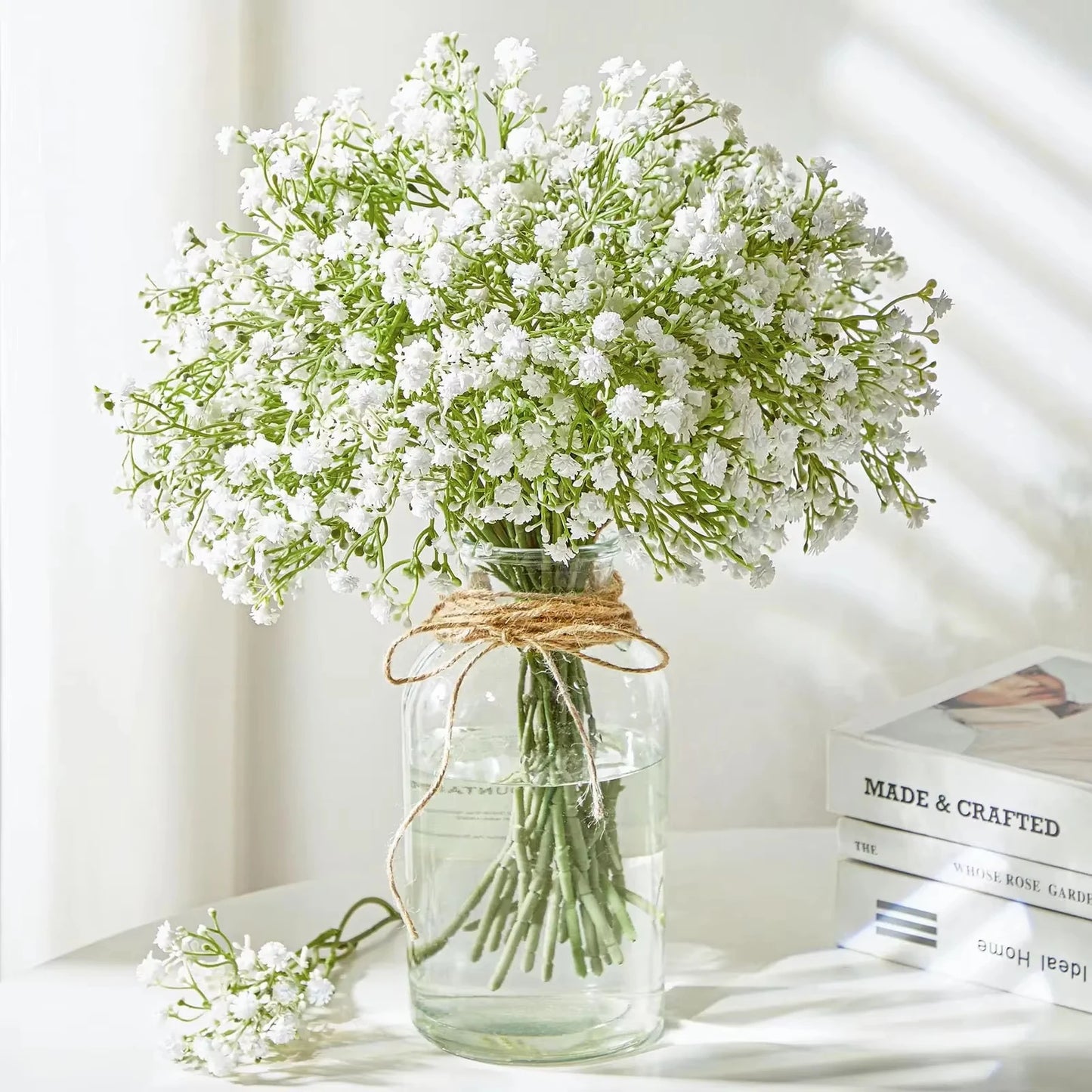 10pcs Artificial Flowers Fake Gypsophila Baby Breath Flower For Home Decoration Wedding Party Floral Bouquets DIY Accessories