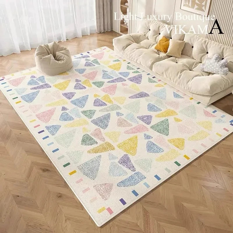 Cartoon Dopamine Carpet Living Room Sofa Coffee Table Mat Children's Play Mat Girls Decorated with Tatami Floor Mats Decorate