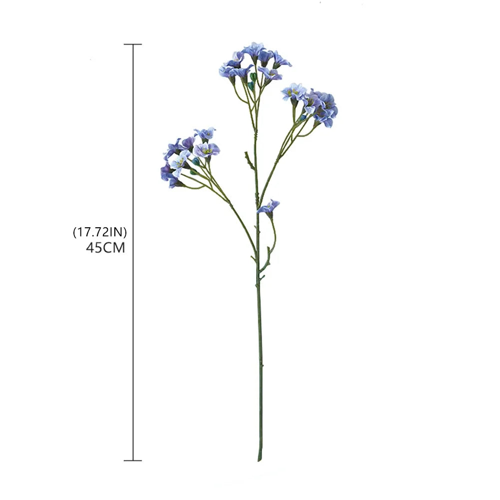 3Forks/Bouquet Artificial Flower Silk Carnation Flower Fake Flowers Decorative Flower for Mother's Day Gift Wedding Decor